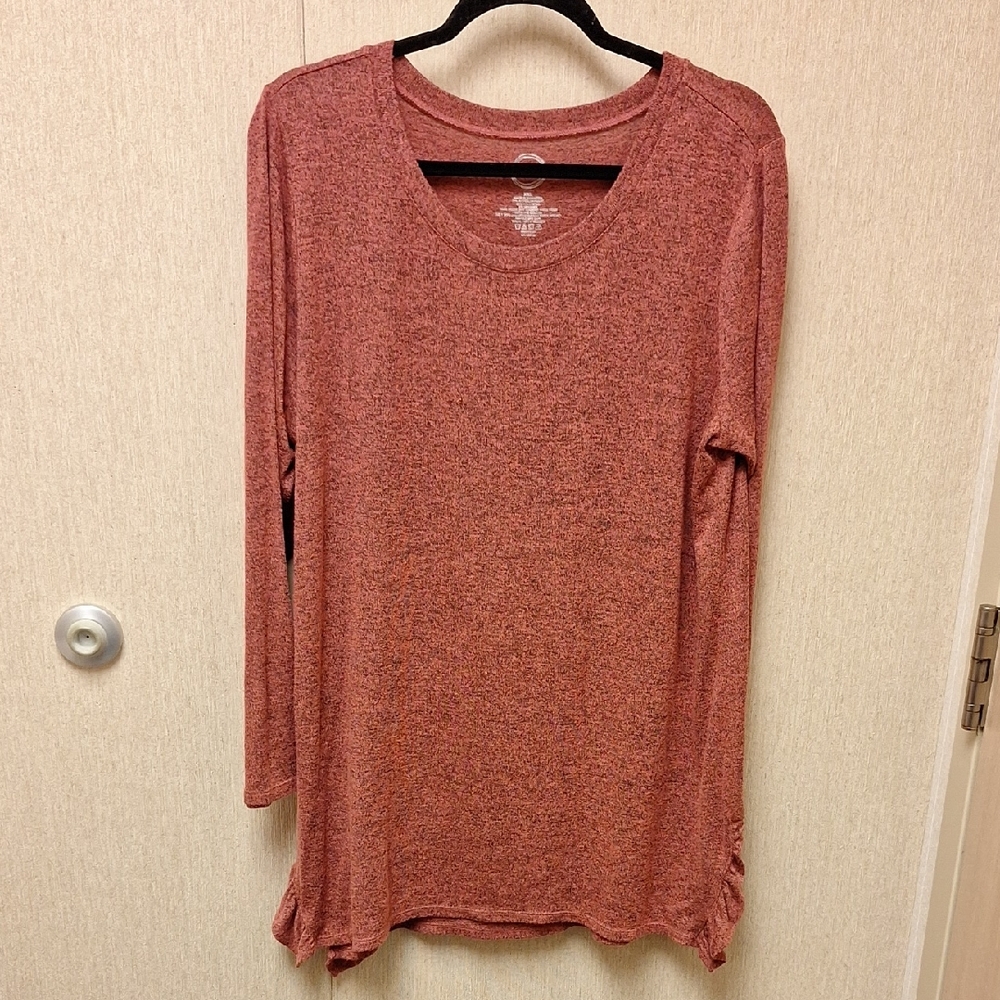 Chic Rust Long Sleeve Top